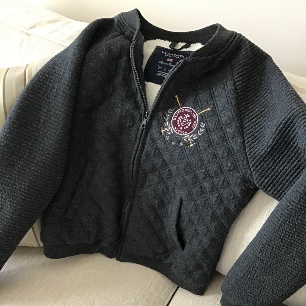 U.S. POLO ASSN. ZIP SWEATER-JACKET WOMENS - Picture 16 of 16